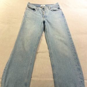 AGOLDE Aritzia 90's jean light wash straight leg